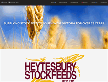 Tablet Screenshot of heytesburystockfeeds.com.au